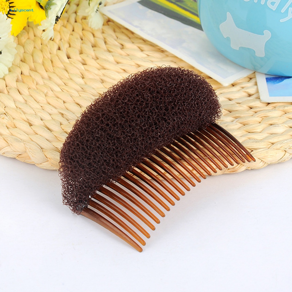 Lilyscent Pad Spons Rambut Ramah Lingkungan Untuk Acara Formal Bouffant Beehive Shaper Ringan