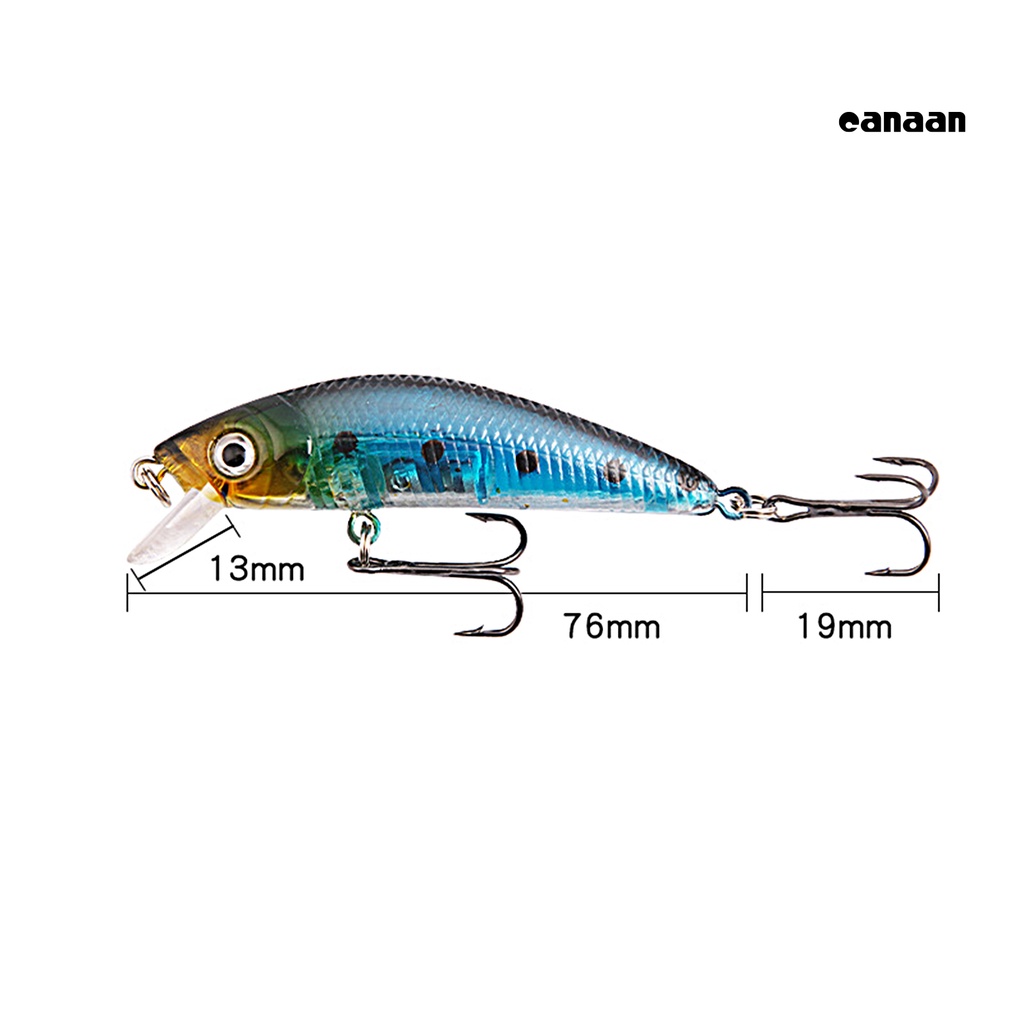 Cnn-9.5cm/8g Umpan Pancing Realistis Tajam Kait 3D Mata Tenggelam Ikan Kecil Wobblers Lure Umpan Crankbait Untuk Outdoor