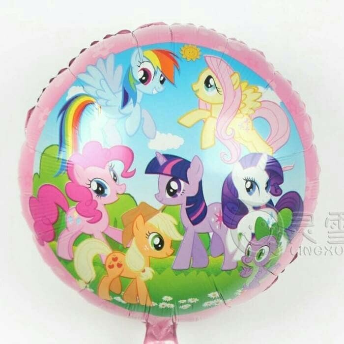 Balon Bulat Little Pony / Balon Little Pony