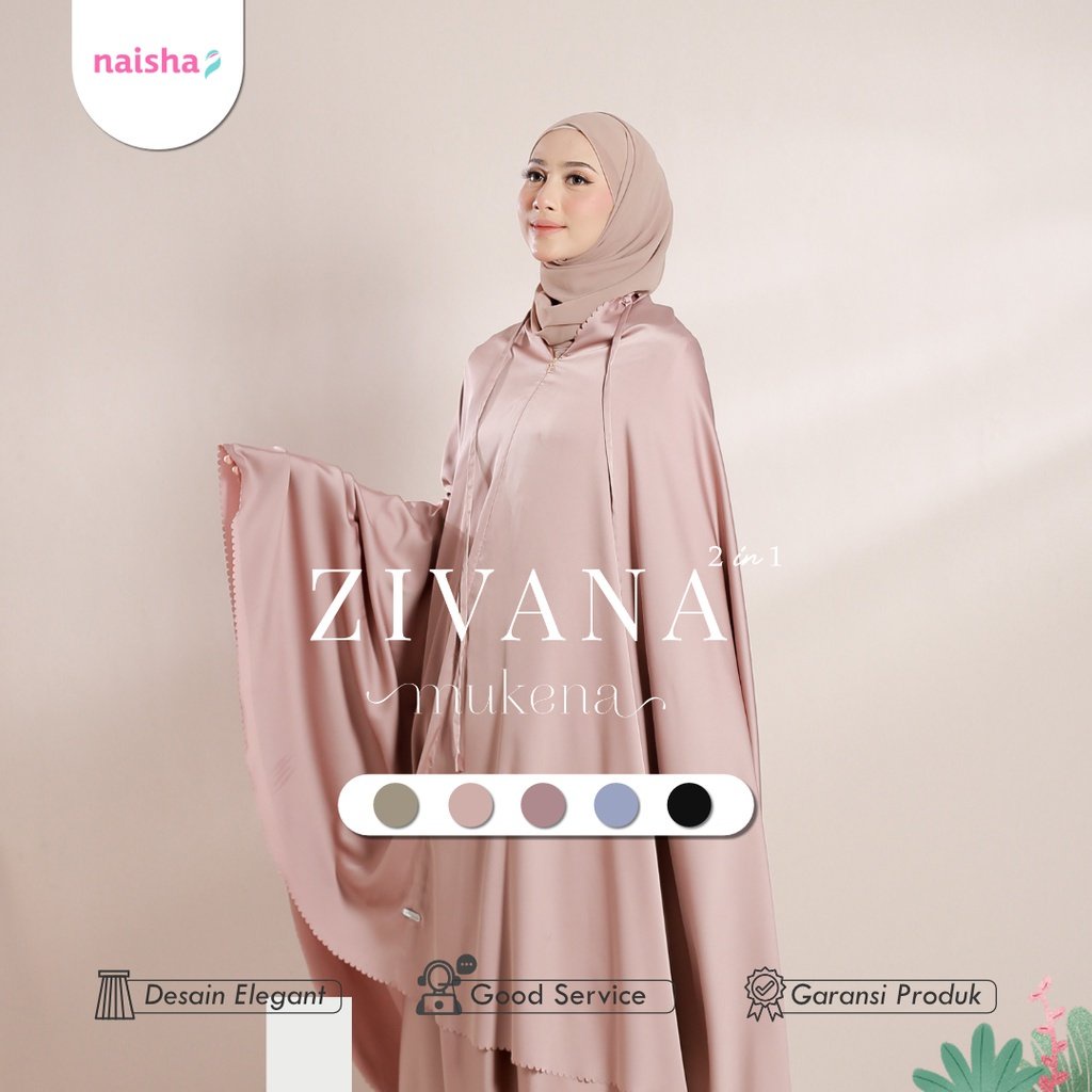 NAISHA OFFICIAL - Zivana Mukenah | Mukena Silk Mewah