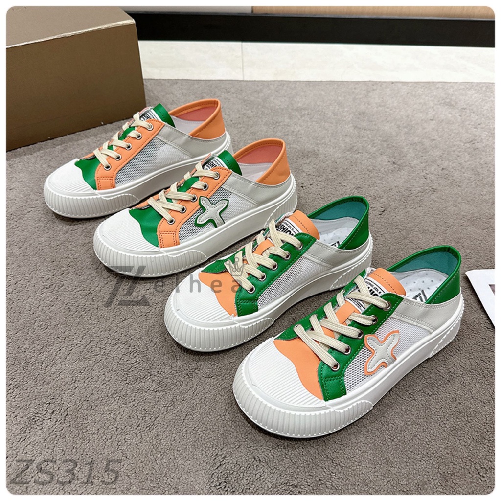 (HZ) Sepatu Sneakers Wanita Premium Sport Shoes ZS315