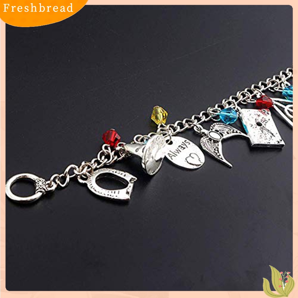 &lt; Freshbread &gt; Harry Potter Faux Gemstone Bead Pendant Wanita Rantai Gelang Bangle Perhiasan Hadiah