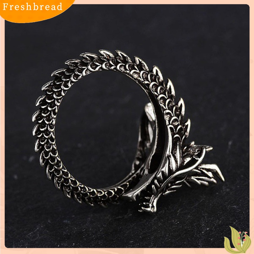 &lt; Freshbread &gt; Punk Pria Cina Pembukaan Yang Dapat Disesuaikan Jari Cincin Cosplay Perhiasan Hadiah