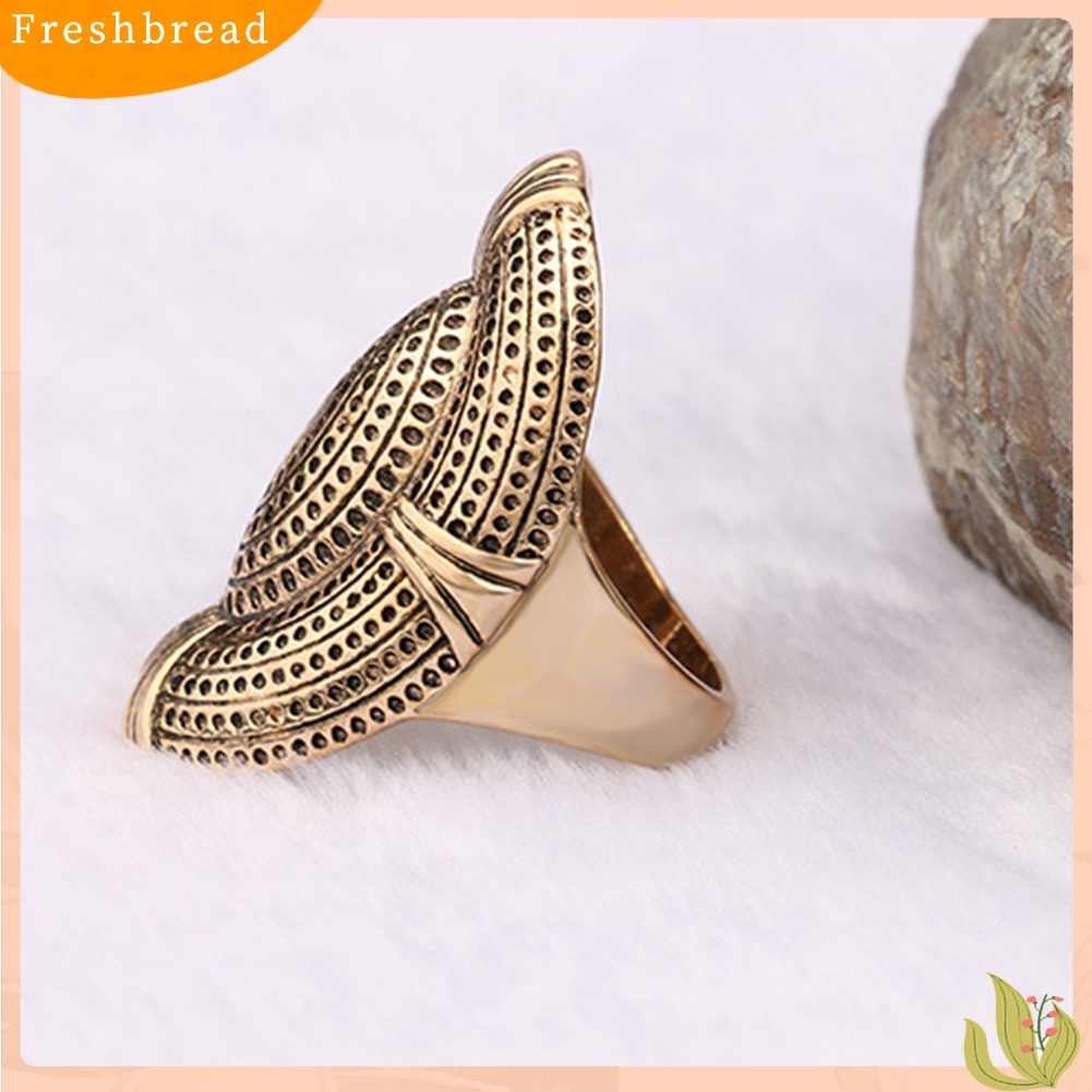 &lt; Freshbread &gt; Kreatif Berlebihan Mesh Desain Lubang Paduan Jari Cincin Pria Wanita Perhiasan Hadiah