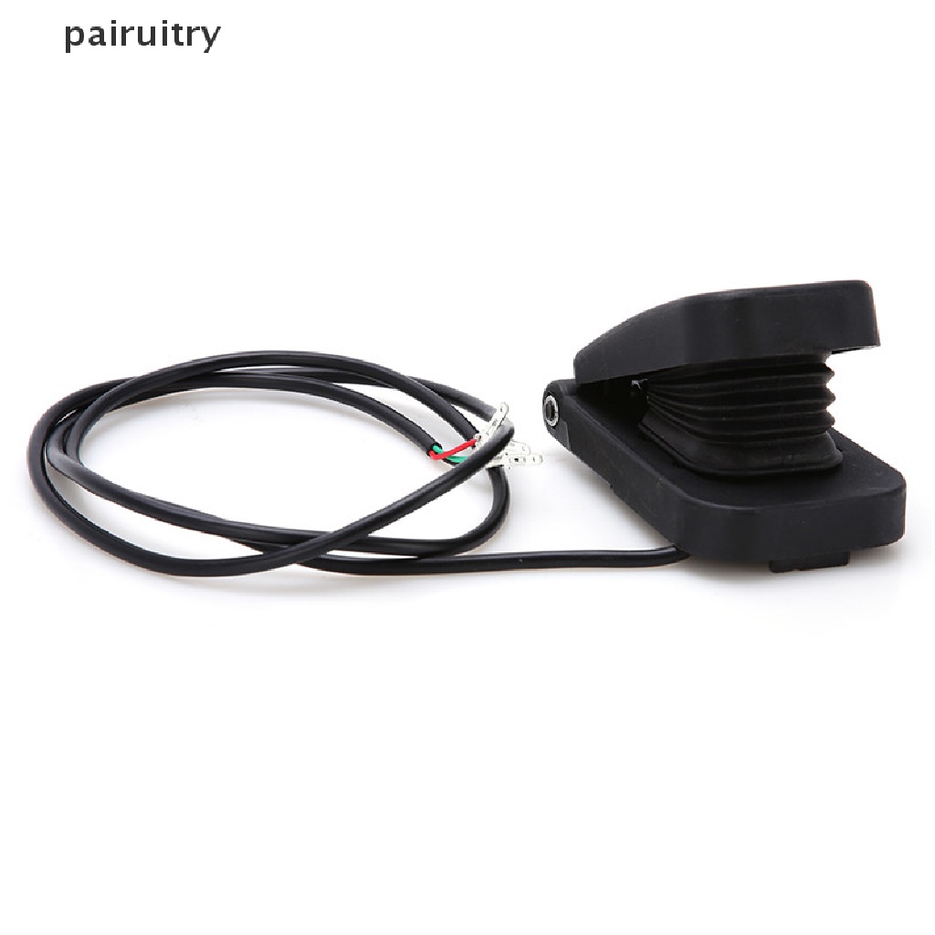Pedal Kontrol Kecepatan Throttle Accelerator Kaki ATV Bahan Plastik Hitam PRT Untuk Sepeda Skuter PRT