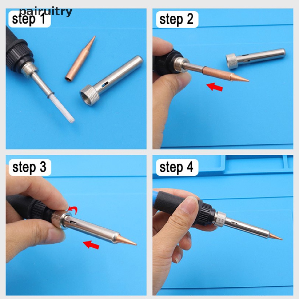 Prt Ujung Solder Tembaga Murni Inner Core Kepala Besi Listrik Seri 900M Tips Solder PRT