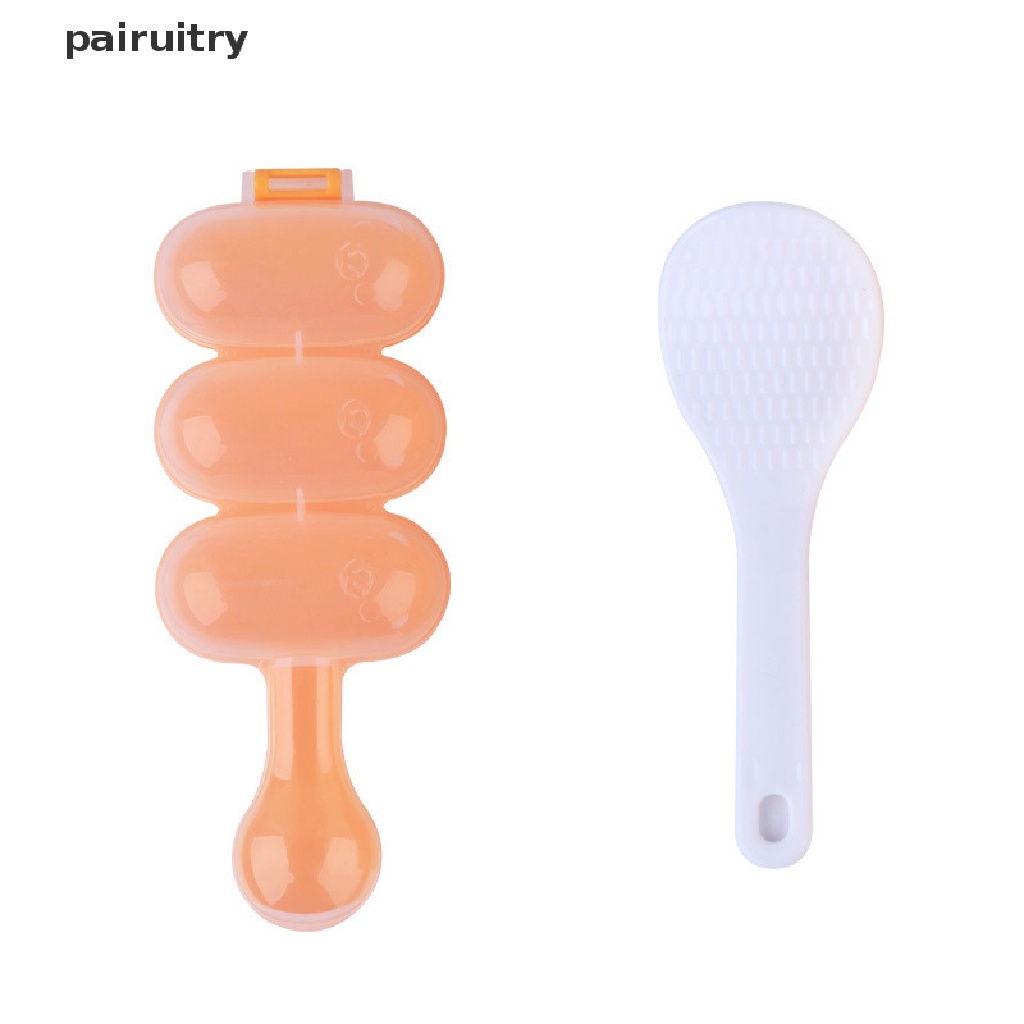 Prt 2Pcs/Set Cetakan Nasi Bola Bayi Makan Siang Anak DIY Sushi Maker Mould Alat Dapur PRT