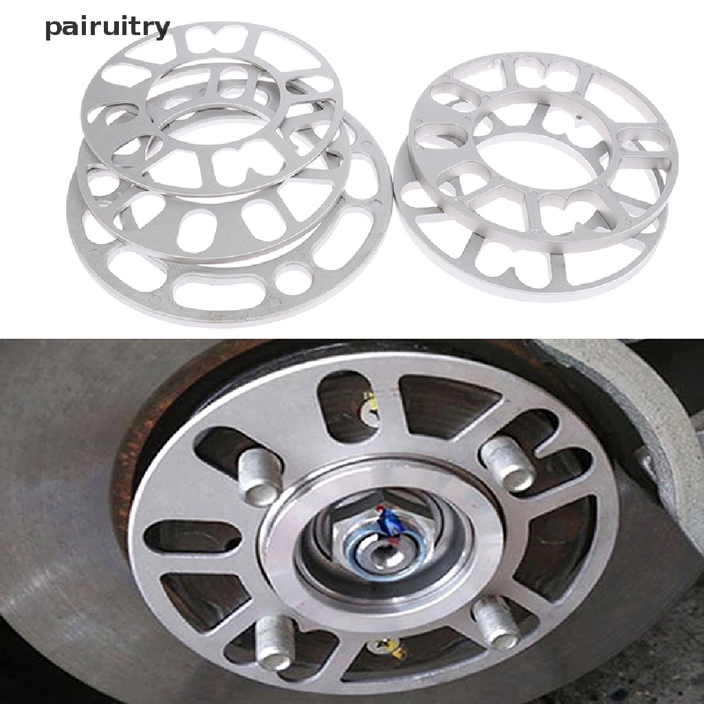 Prt 3per5 /6 /8 /10mm Alloy Aluminium Mobil Roda Spacer Adaptor Shims Plat Aksesoris Mobil PRT