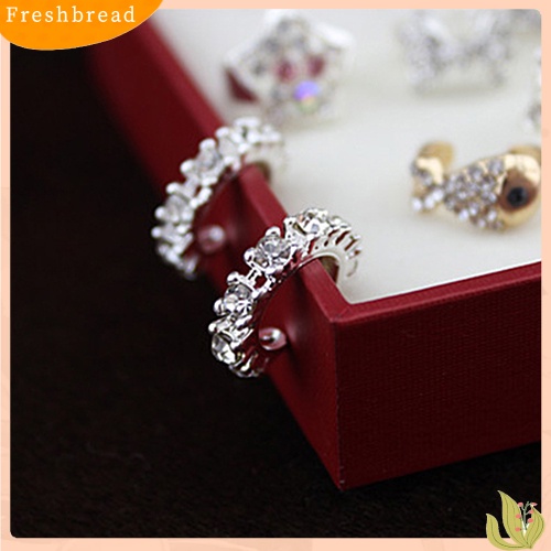 &lt; Freshbread &gt; Fashion Wanita Anting Telinga Manset Telinga Klip Telinga Stud Tulang Rawan Klip Non Piercing