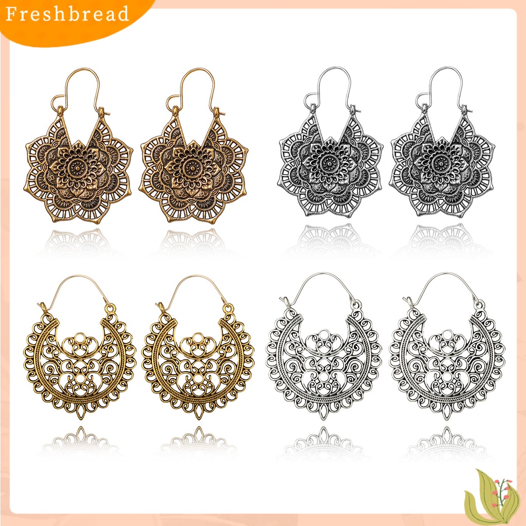 &lt; Freshbread &gt; Anting Gantung Bahan Alloy Tahan Aus Anting Menjuntai Desain Unik Untuk Pesta