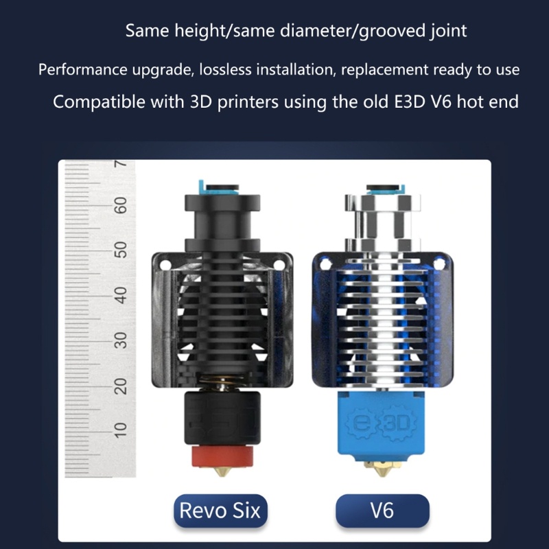 Zzz for E3D- Revo Six 3D Printer Extruder Head Original Baru Aksesoris Asli