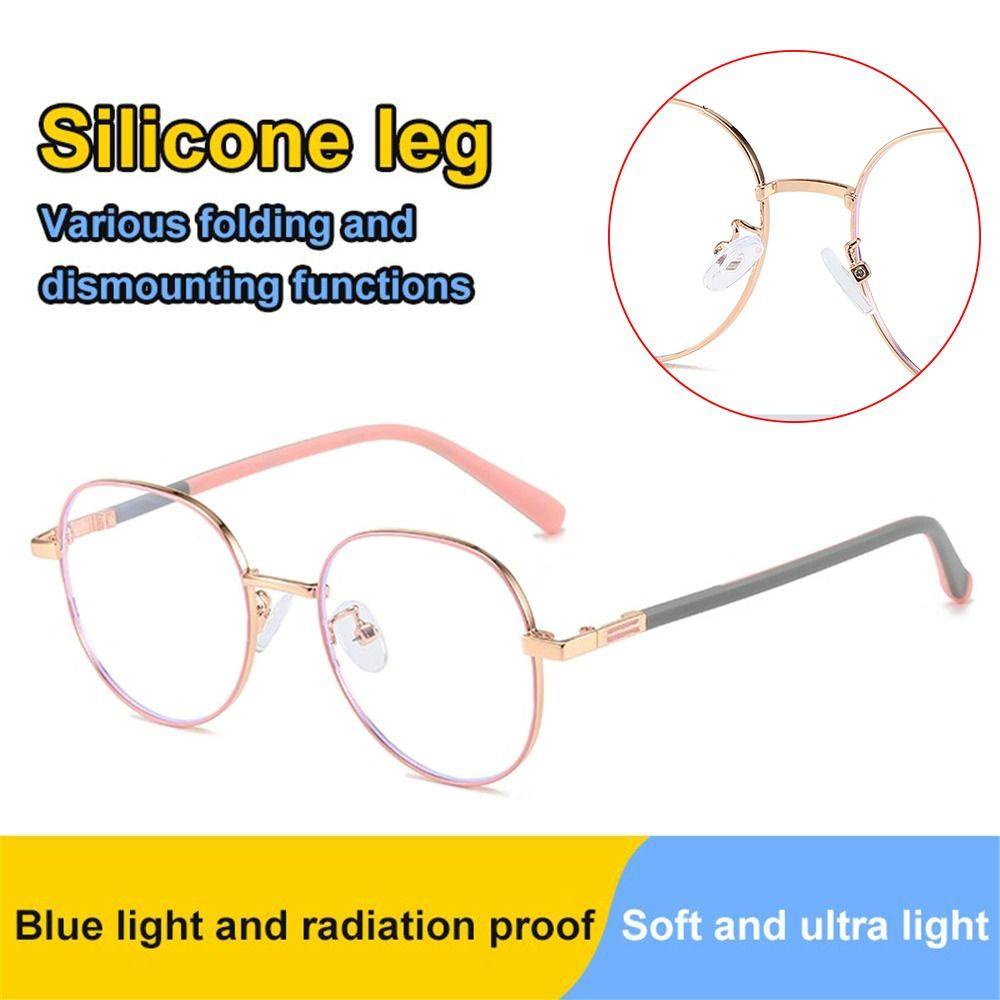 R-flower Kids Glasses Portable Online Classes Pelindung Mata Frame Ultra Ringan