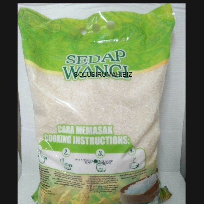 beras premium sedap wangi 5kg kemasan 5 kg kediri padi pilihan modern