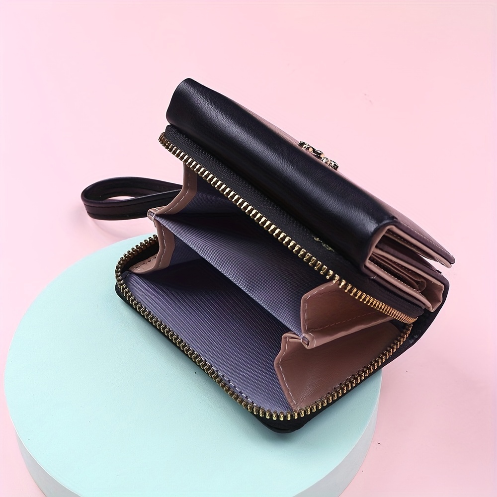 GOOD QUALITY - DOMPET KOREA ZIGZAG LIPAT WANITA L-066 KULIT IMPORT TEMPAT KARTU JAKARTA BLACKPINK PREMIUM