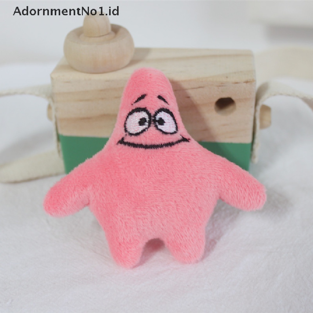 [AdornmentNo1] Lucu Kartun Boneka Mewah Pin Bros Kain Stiker Crocodile Patrick Star Bros Tas Pakaian Lencana Pin Ransel Liontin Dekorasi Aksesoris [ID]