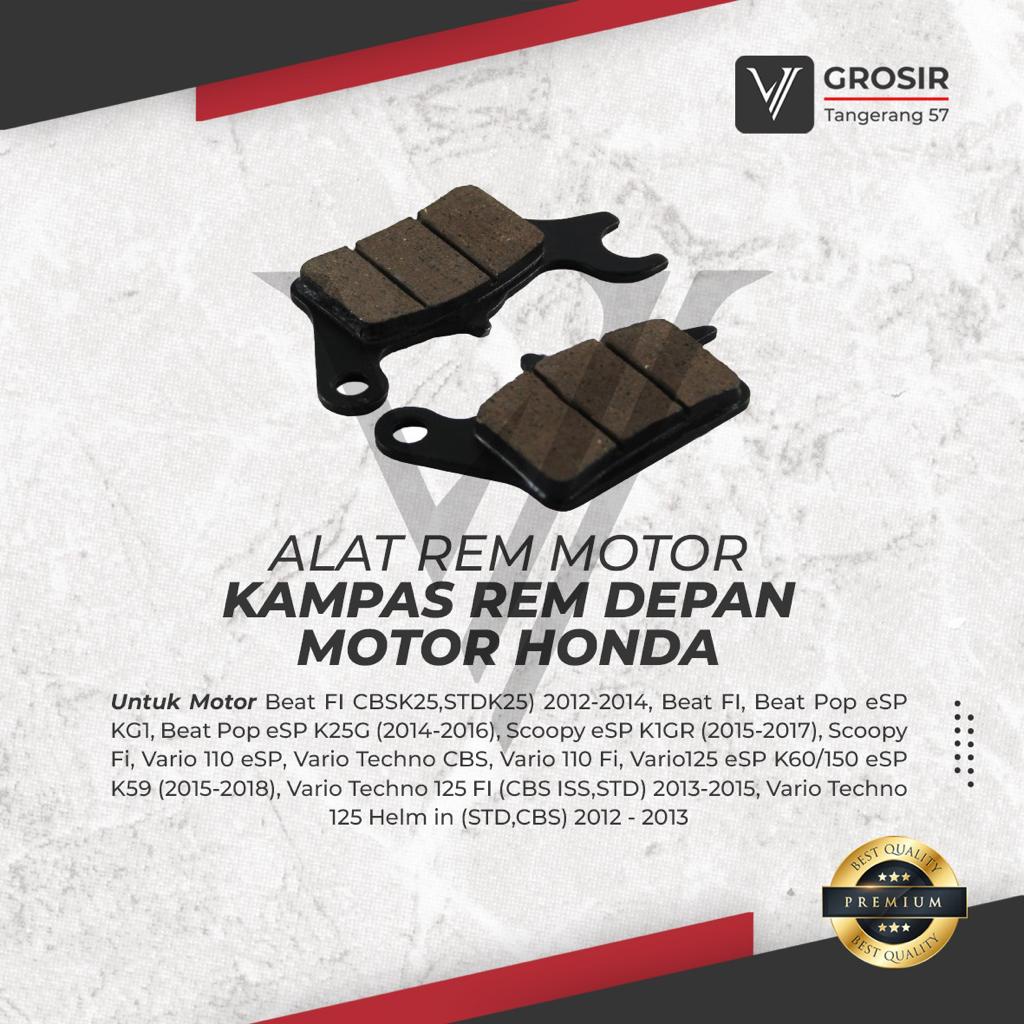 KAMPAS REM DEPAN BEAT VARIO SCOOPY KAMPAS REM CAKRAM DISCPAD