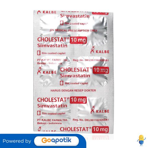 CHOLESTAT 10 MG STRIP 10 KAPLET