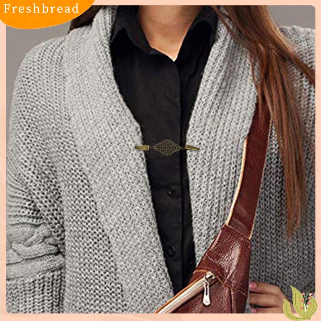 {In Stock} Klip Kerah Klip Kerah Vintage Motif Antik Kokoh Tahan Karat Untuk Sweater