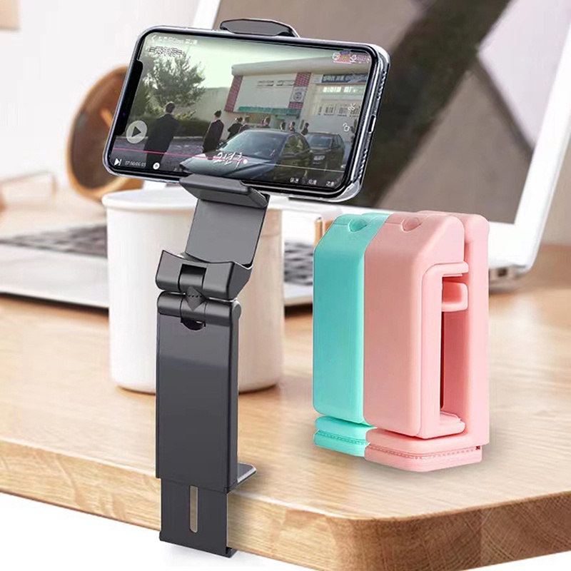 [AYBX] Pesawat Universal in Flight Phone Mount. Handsfree Phone Holder Ukuran Saku Untuk Meja Dengan Multi Arah Dual360° Rotasi