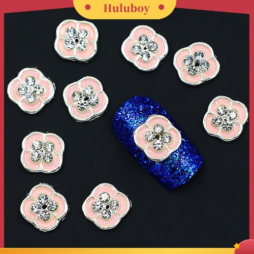 {In Stock} 10xfashion 3D Glitter Berlian Imitasi Nail Art Sticker Perhiasan Alloy DIY Dekorasi