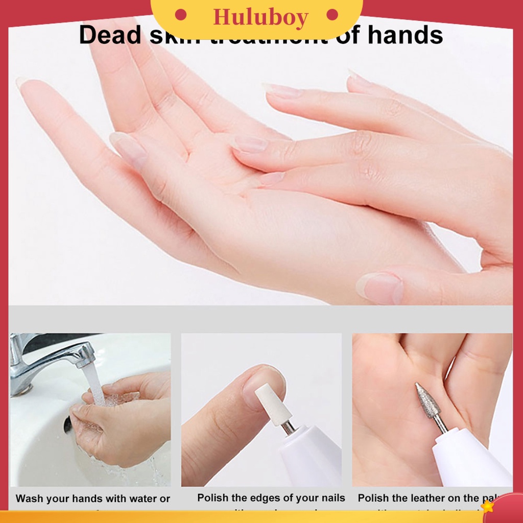 {In Stock} Mesin Bor Kuku Alat Paku Tembak Elektrik Portable Nail Sander Grinding Pen Untuk Rumah