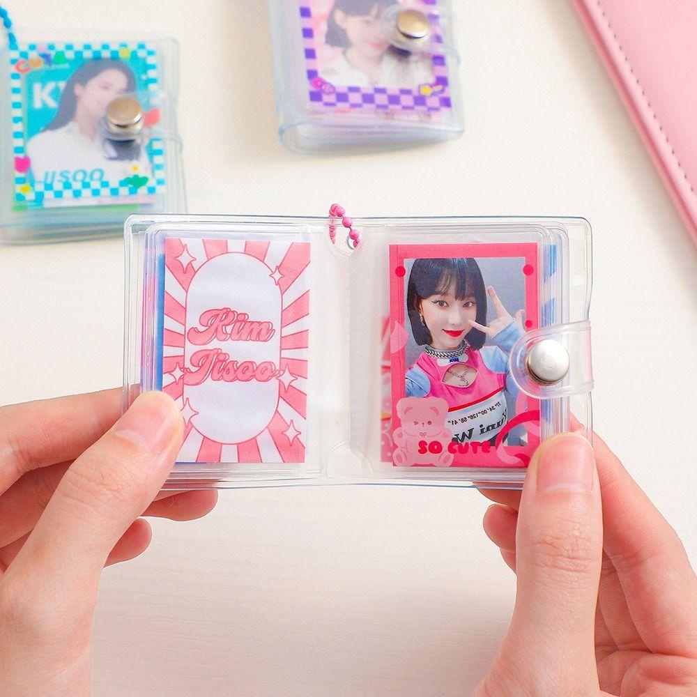 Mxbeauty Kartu Idola Buku 16saku Album Foto Kawaii Stationery Foto Siswa Penyimpanan Buku Card Collect Book