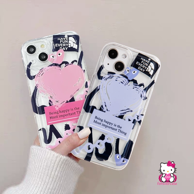 Case Cinta Hati Graffiti Kartun Samsung A12 A14 A11 A04s A13 A04E A32 A02s A20s A21s A51 A31 A52s A03s A20 A03 A30s A52 A30 A50s A04 A50 A23 F23 M23 Airbag Soft Cover