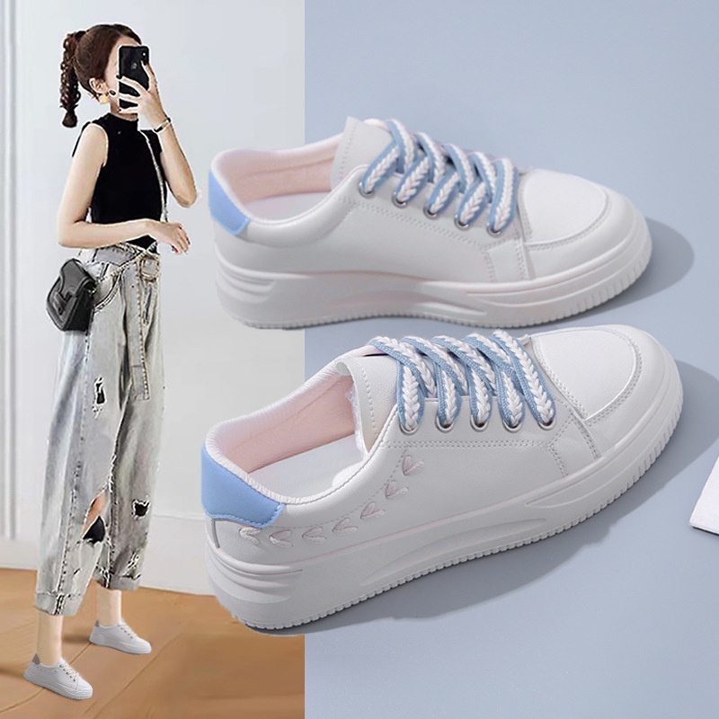 SHOEGALLERY &quot;FREE BOX&quot; LV0274 Sepatu Sneakers Kasual Wanita Fashion Korea Import Kets Simple Kekinian