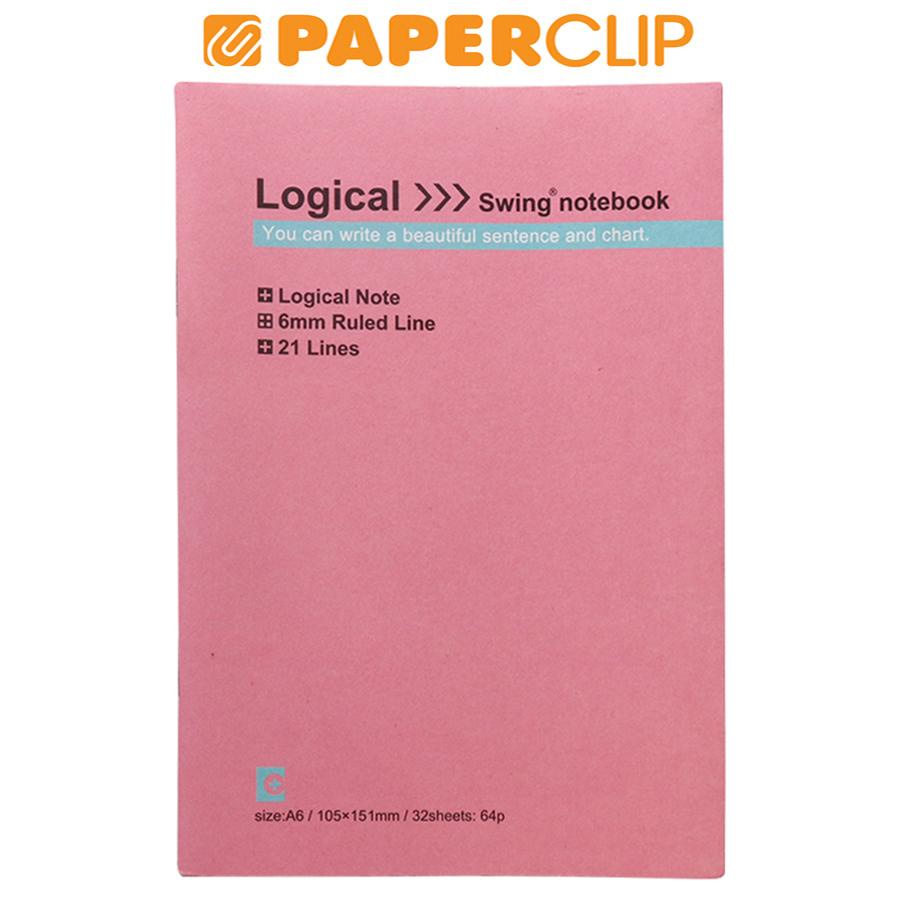 

NOTEBOOK A6 NCL A603-P GRID PINK STAPLES