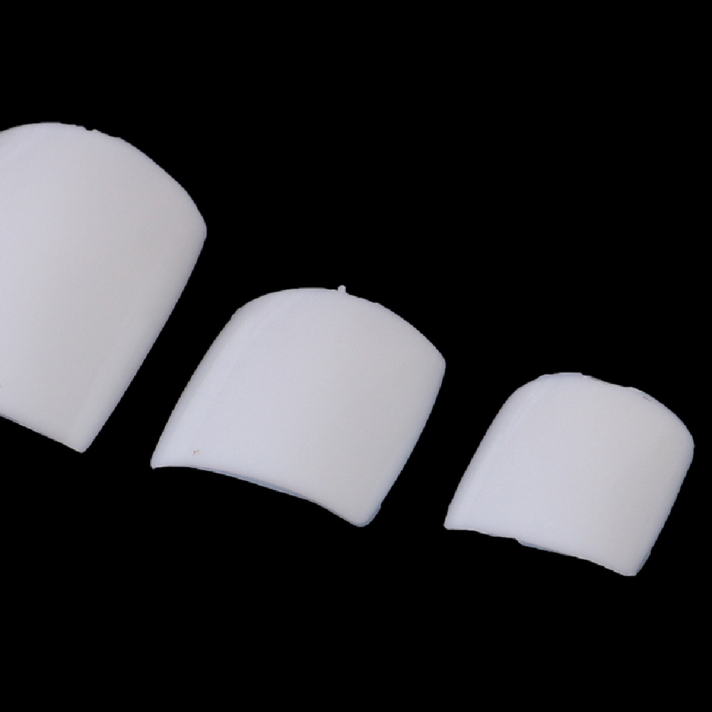 Ggg 100Pcs Acrylic Toe Kuku Palsu Tips Kaki Palsu Manicure Art Dekorasi Kuku Kuku ID