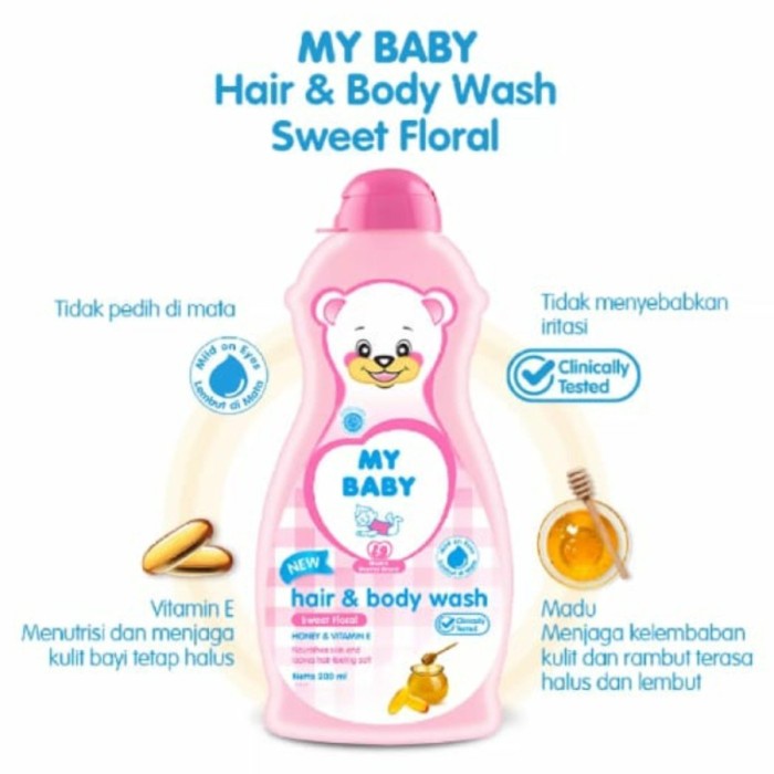 My Baby Hair and Body Wash Sabun Cair 200ml