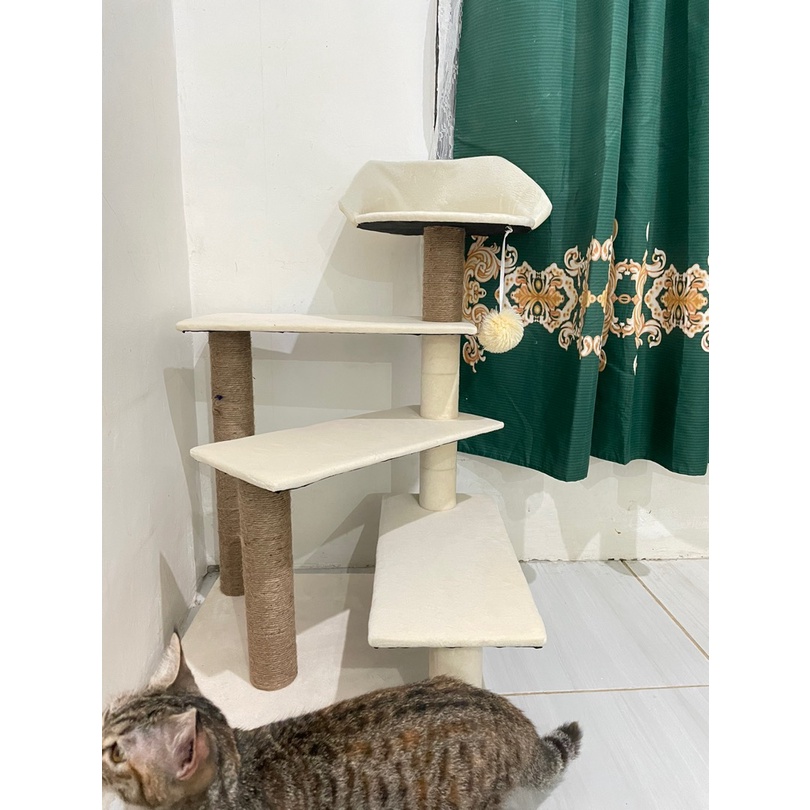 Cat Tree - panjatan kucing - garukan kucing - Tempat mainan kucing - tempat tidur kucing