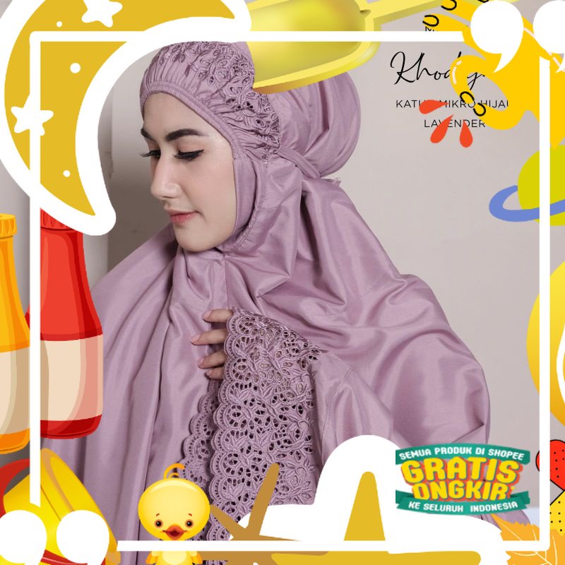 Mukenah Khadijah Premium |Mukenah Jumbo |/ Trendy 2in1