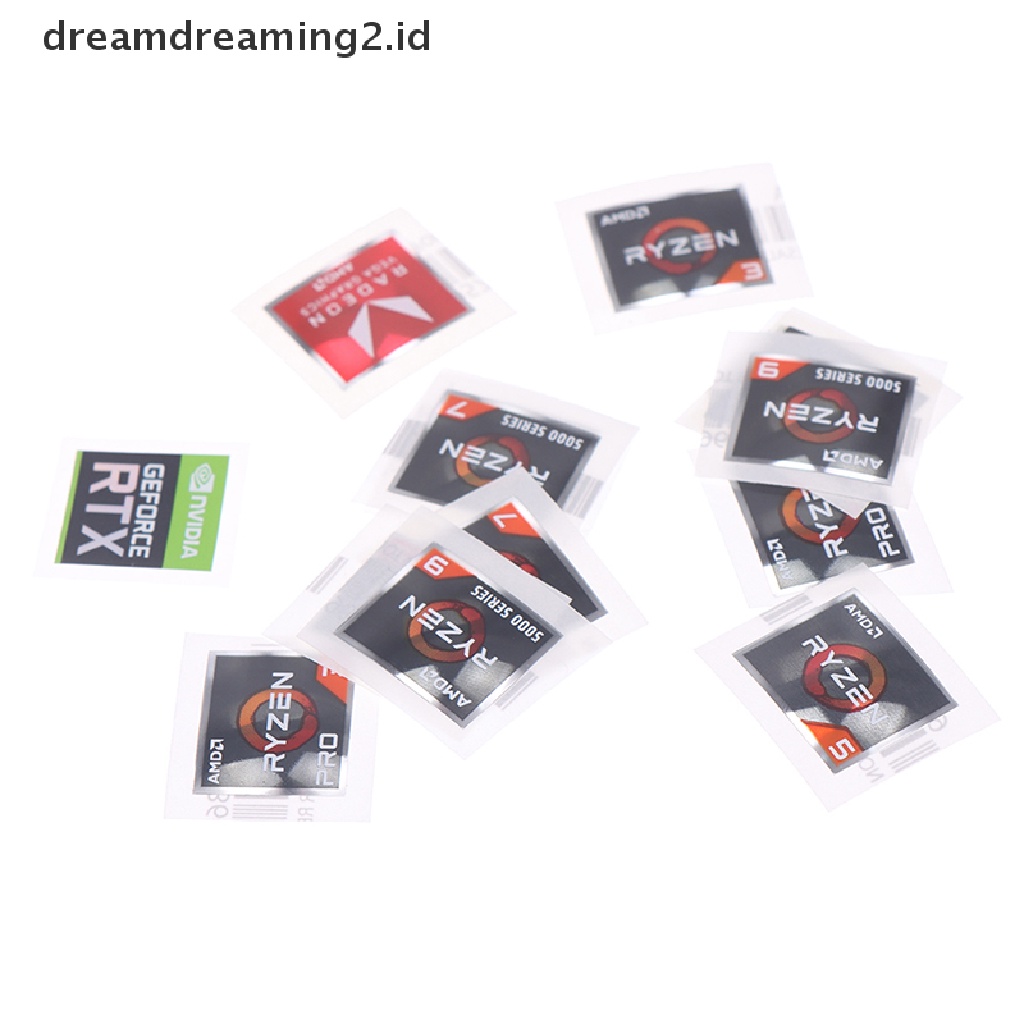 (hot) Amd Processor Series Stiker ATHLON Ryzen R 3 5 7 Logo Label Generasi PRO7//