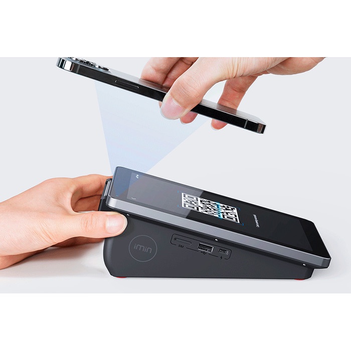 Mesin Kasir Android Portable iMin M2 Max 8 Core 1.8 GHz 2G16 G Android 11 Printer Bluetooth Thermal 58mm RPP02N Scanner Barcode Wifi