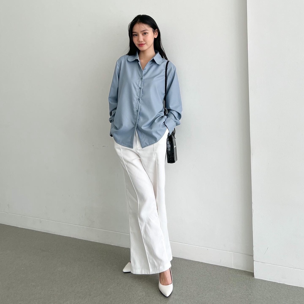 Beige Studio - May Shirt / Kemeja Lengan Panjang Wanita