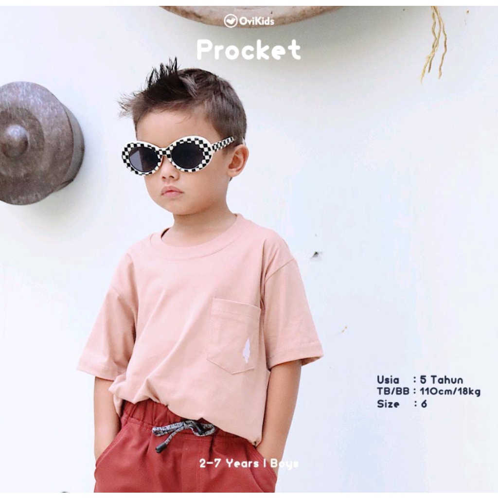 OVIKIDS PROCKET / BAJU KAOS ANAK