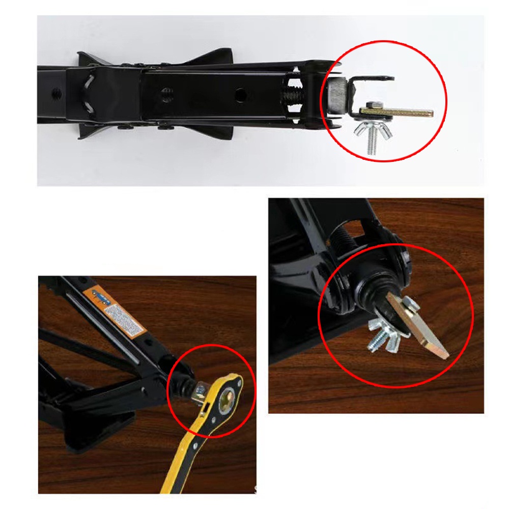 Adapter -Car Scissor Ratchet Wrench Garage Tire Wheel Lug Wrench Handle Repair Tool Adapter