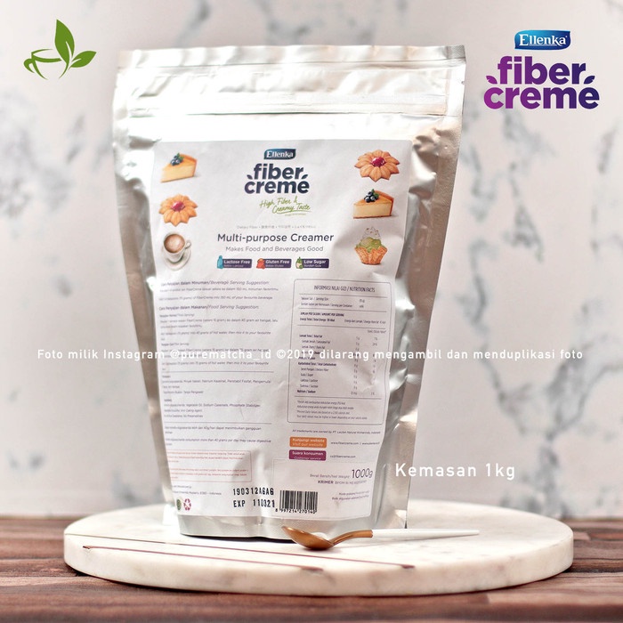 

[Ready-Stock]Cod Ellenka Fibercreme 1kg Fiber Creme Creamer Santan Sehat Krimer Kreamer