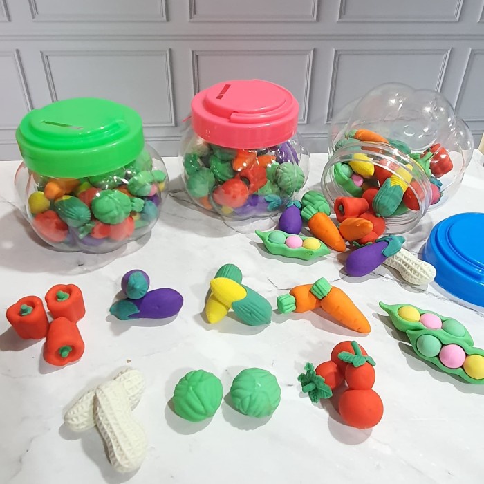 

donna- stip lucu/hapusan lucu/penghapus lucu/toples hapusan stip penghapus - Buah Sayur Mix terbaru