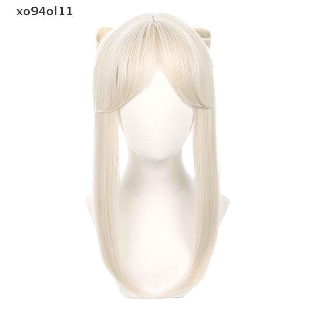 Xo Game Genshin Impact Ningguang Cosplay Wig Kostum 50cm Rambut Wig Anime Wig OL