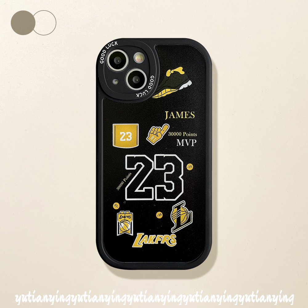 Fashion Case Infinix Smart 6 5 Infinix Hot 10T 11s 10s Hot 9 10 11 Play Hot Note 8 10 Lite Trendy N.B.A Lakers Kobe James Label Soft Cover