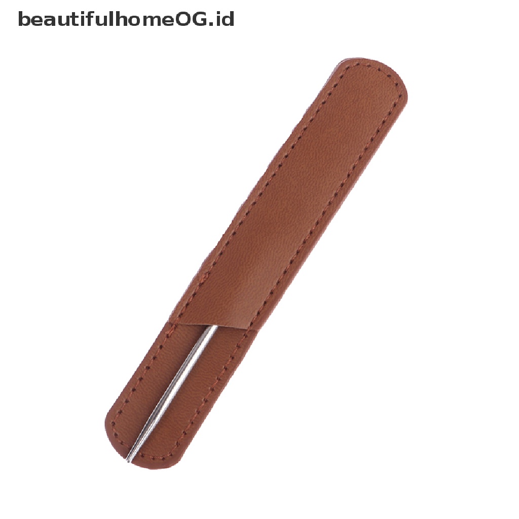 // Lebaran// 1Pcs Stainless Steel Dual Head Makeup Toner Spatula Mixing Stick Foundation **