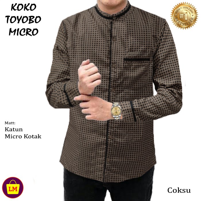 KEMEJA KOKO LENGAN PANJANG TOYOBO MICRO Baju Koko Pria