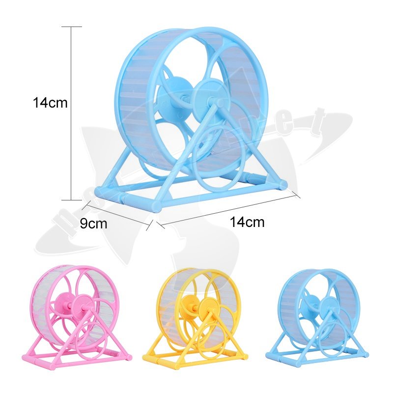 Kincir wheel hamster landak tanpa sela/ wheel hamster/ rolling wheel/silent running wheel/mainan hamster landak mini