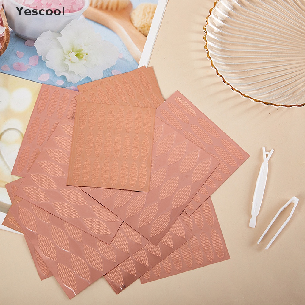 Yescool 180/240Pcs Invisible Lace Double Eyelid Tape Lift Strips Stiker Mesh Eye Tape ID