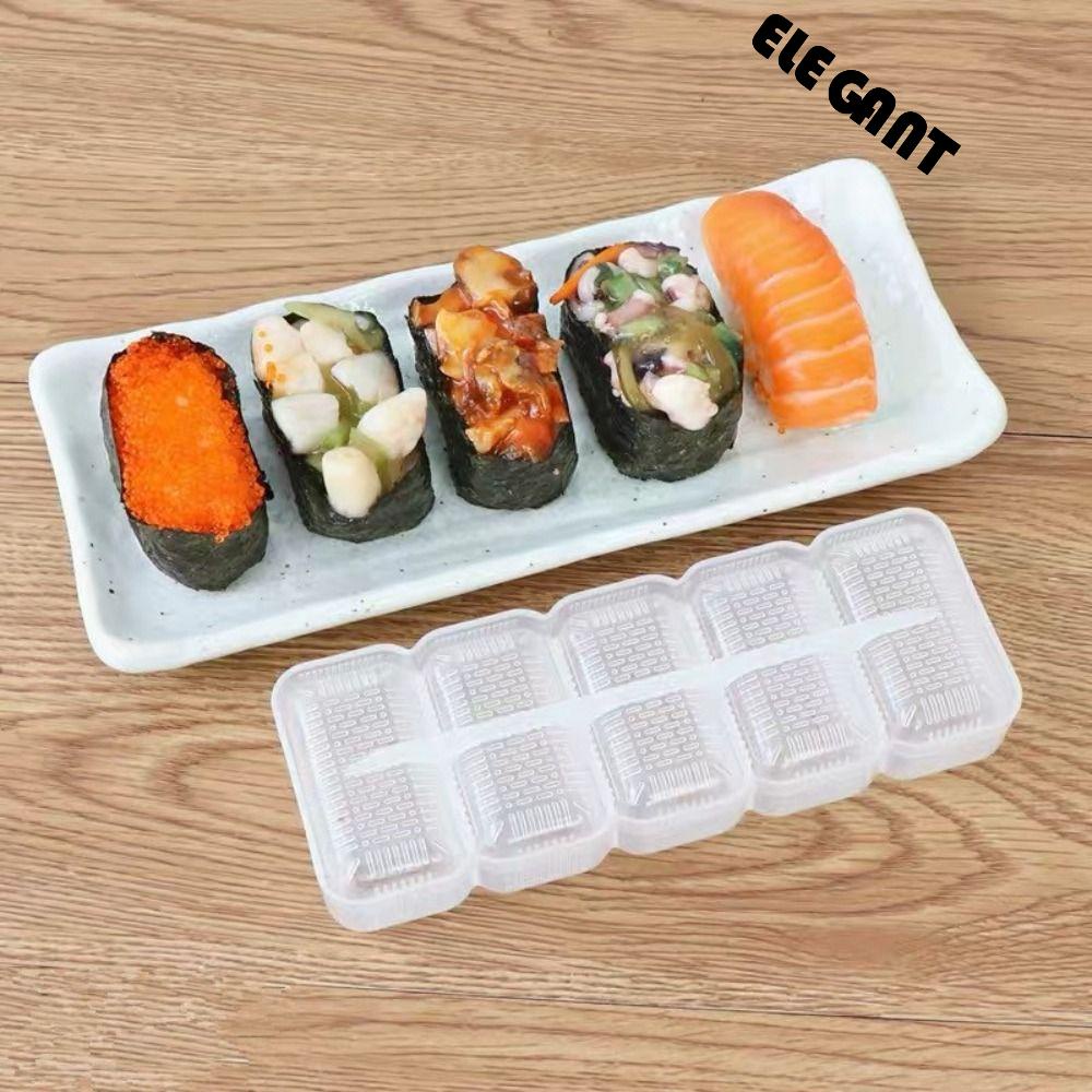 [Elegan] Cetakan Sushi Gaya Jepang Portable Sushi Maker Kotak Makan Anti Lengket