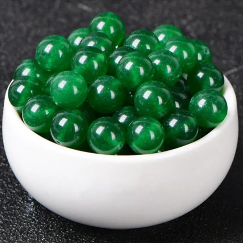 40pcs 6mm Quartzite Jade Natural Round Beads Bracelet Untuk Membuat Perhiasan DIY Aksesoris Perhiasan Untuk Kerajinan Tangan