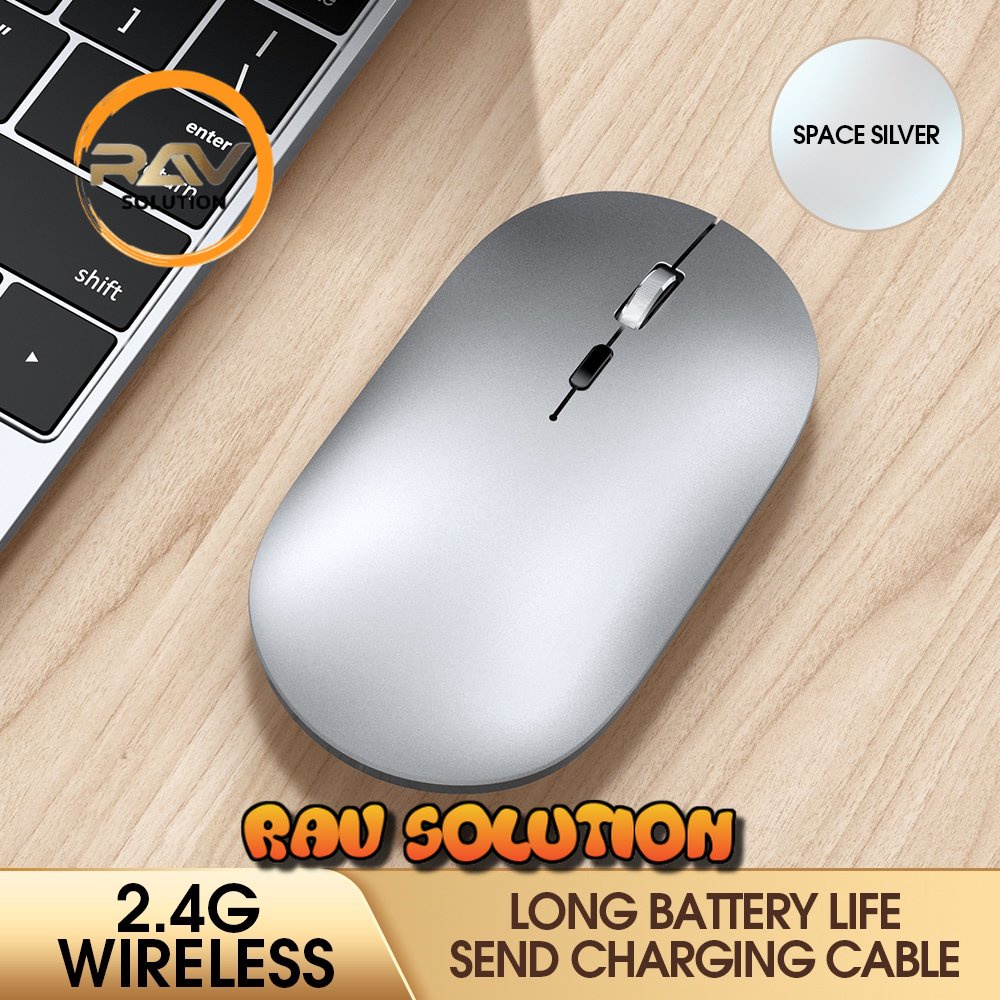 MOUSE WIRELESS X2 SILENT KLIK CHARGE RECHARGEABLE X-2 DI CAS  VN 4