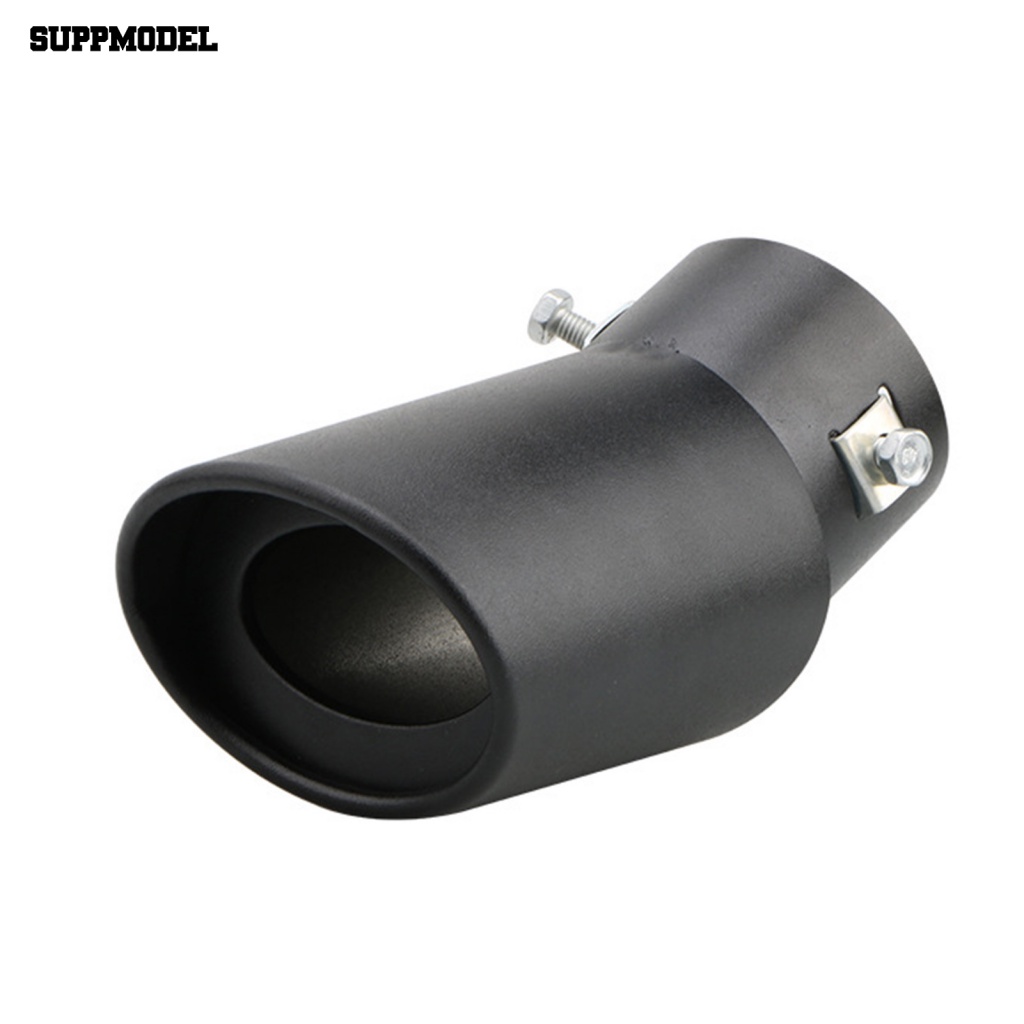 Suppmodel Ujung Knalpot Metal Tahan Lama Perlengkapan Mobil Universal Fit Car Exhaust Tip Pengganti Anti Karat